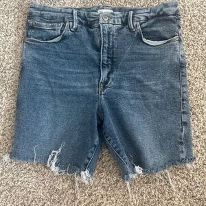 Good American Cuttoff Shorts Size 15 but fits 12/14